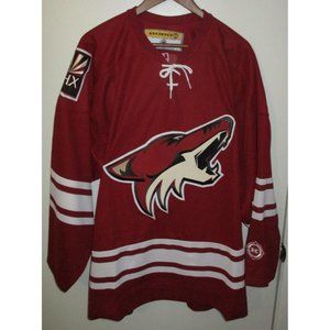 NHL KOHO Phoenix Coyotes Embroidered Patches Men's Hockey Jersey XL